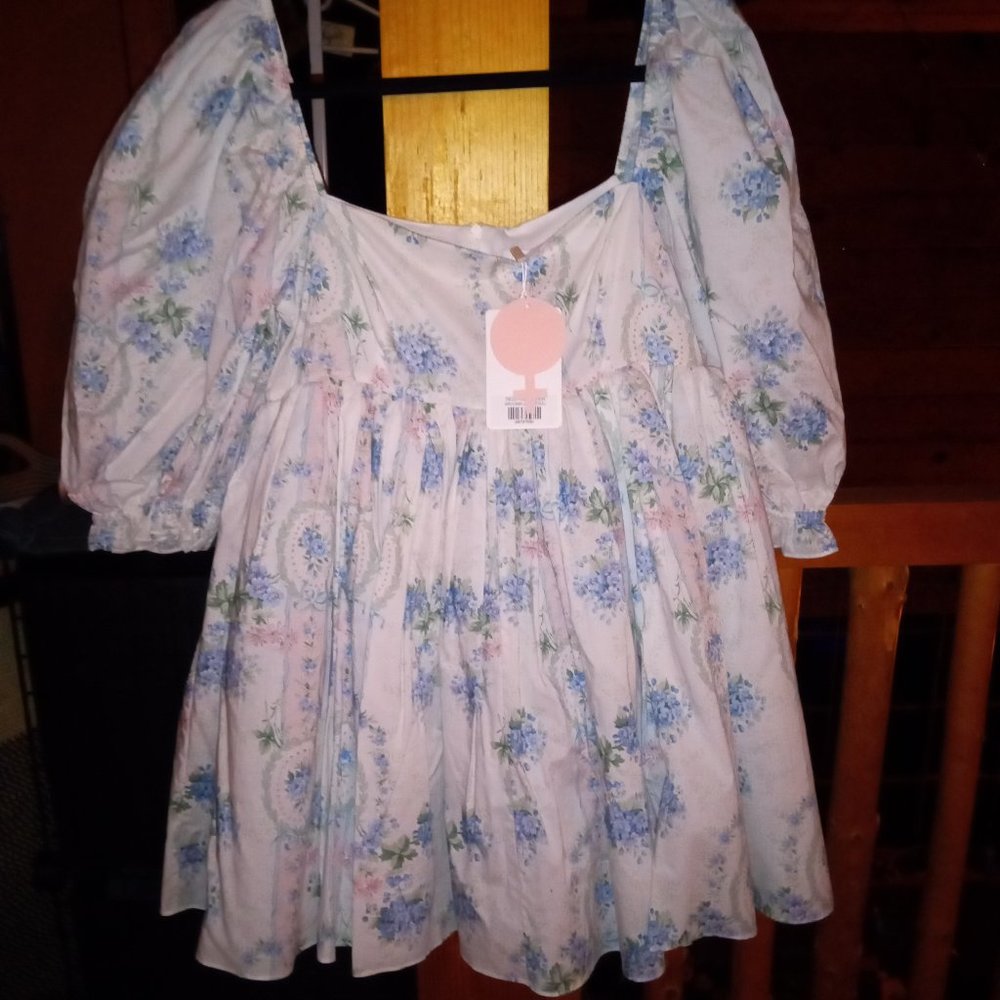 Selkie French La Belle Etoile Cotton Puff Dress